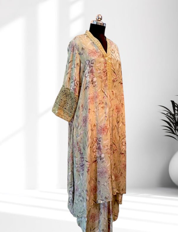 Sage Green Embellished Kurta